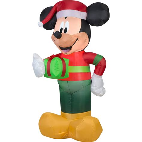 christmas mickey inflatable|More.